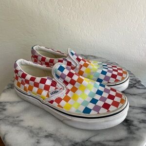 Vans Checkered Slip-On Shoes Kids Multicolor